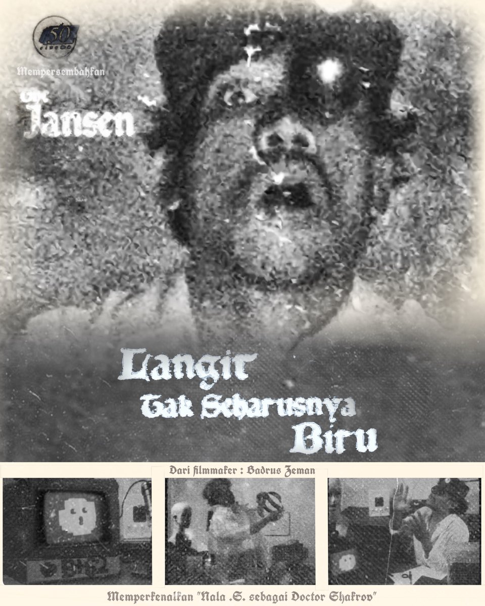 badruslorjhuk's tweet image. 50ft Cinema mempersembahkan, @thejansen_id "Langit tak seharusnya biru" dari filmmaker Badrus Zeman, dan memperkenalkan Nala S sebagai doctor Shakrov, soon.
#thejansen #langit #videolirik #videomusik
