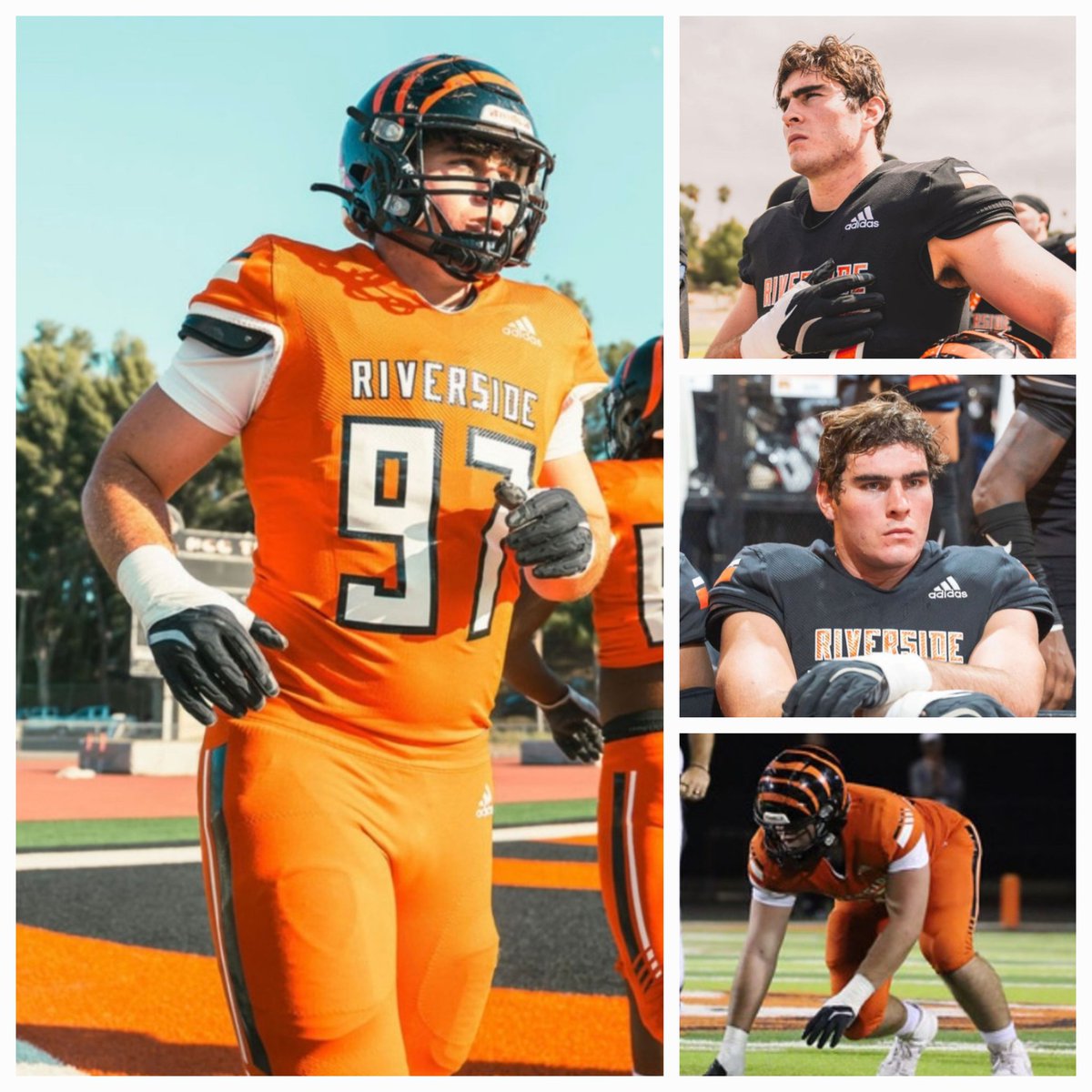 JRRecruiting's tweet photo. Attention Coaches! 

Here are the Freshman Season Highlights of JUCO Prospect DE #97 Dean Kirkland @dean_kirkland87 6'2 / 240 lbs. from Riverside City College (California) @GenoRamsey @RCCTigerFB . Dean had an excellent season playing as a True Freshman and performing at a high level. If you are interested in getting more information on Dean or would like to see his transcript, please let me know, and I will share that with you. 

Season Stats (9 Games):
24 Tackles / 11 Solo Tackles / 2 Sacks / 4.5 Tackles For Loss 

JC Freshman Season Highlights:
https://t.co/HbwjjHXoWP 

Bench: 320 lbs. / Squat: 450 lbs. / Power Clean: 245 lbs. / He was a qualifier out of high school
