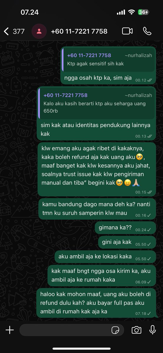 turtlezzlove's tweet photo. guys aku habis di tipu sama orang ini tolong siapapun hati-hati karena dia uang makan ku 1 minggu melayang, aku anak kost trus cari part time buat ngumpulin beli ls aespa tpi malah di ginii ya allah😖🥹, sakit banget aku binggung mau bilang ke orang tuaku klw gini
#wta #zonauang https://t.co/JkxSUyhkCr