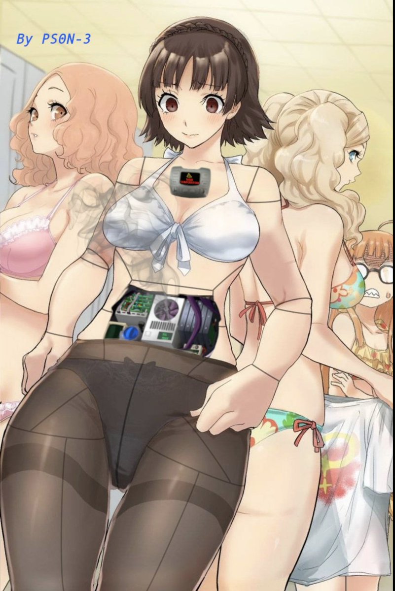 PurseOwnerThr3's tweet photo. Makoto's overheating in the locker room! that has to be awkward...
#digitalart #robotgirl #Robot #robotization #Queen  #Persona6 https://t.co/8B9MfGdOuh