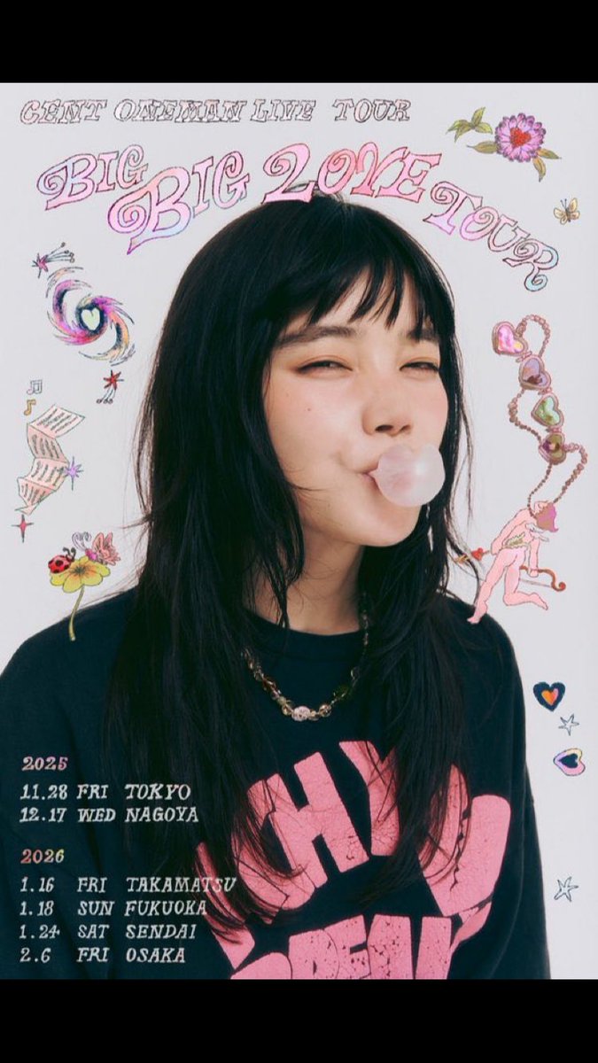 𝘾𝙀𝙉𝙏 𝙇𝙄𝙑𝙀 𝙏𝙊𝙐𝙍 「𝘽𝙄𝙂 𝘽𝙄𝙂 𝙇𝙊𝙑𝙀 𝙏𝙊𝙐𝙍