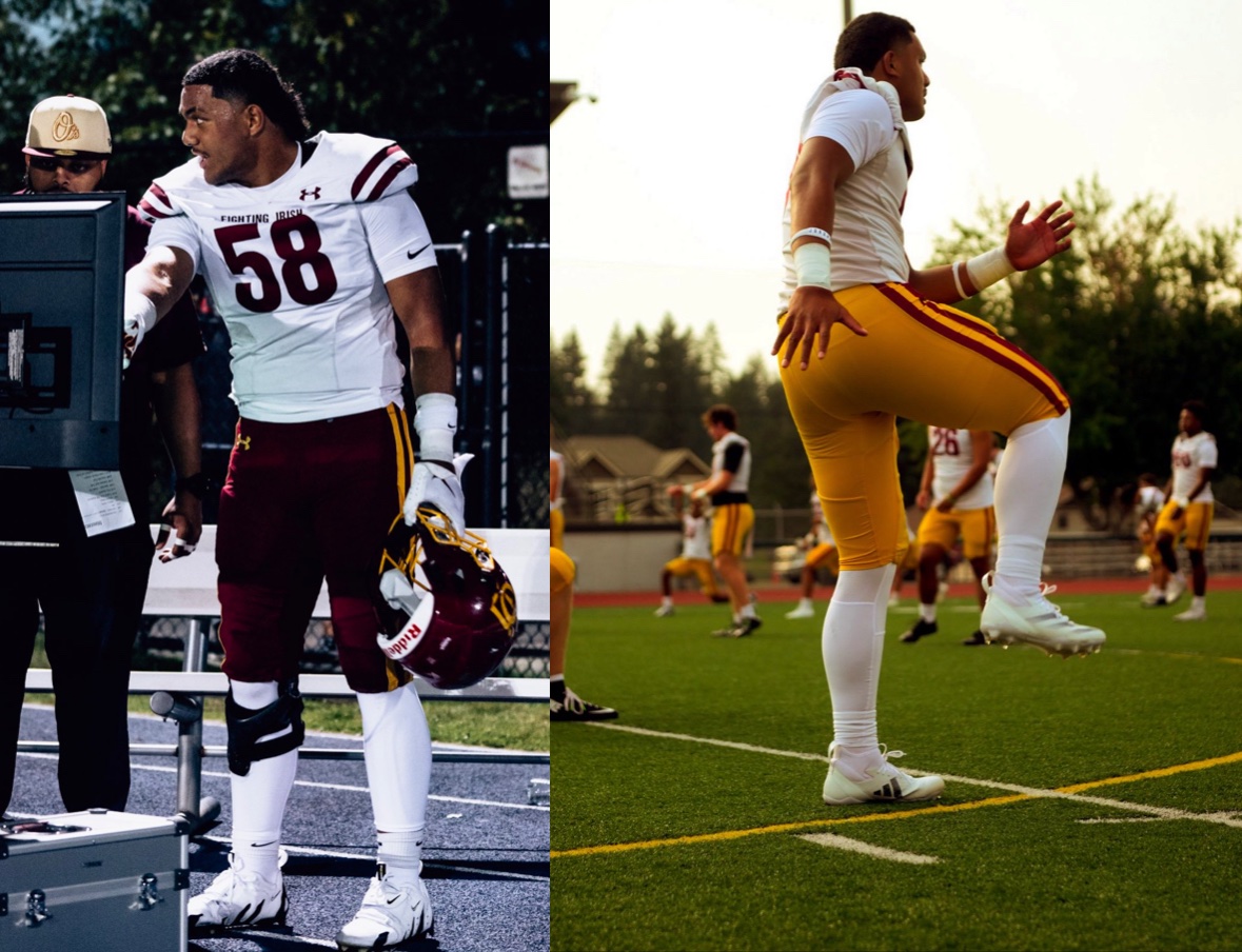 Ficklin4Heisman's tweet photo. The future Mayor of Sack Lake City. DE Fameitau Siale is a freak athlete. 6’4/250 edge rusher with 34” arms that runs a 4.6 40. Always in attack mode and a relentless motor. Offers from Oregon, Miami, UW, Penn St etc. Ute family let’s show @fsiale7 the love. @Utah_Football https://t.co/Bs4lBG5eDH