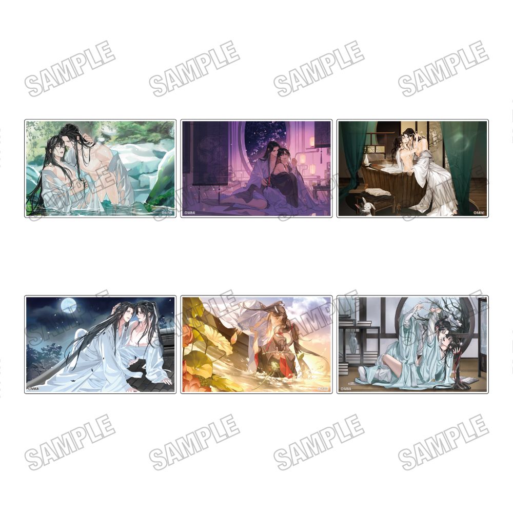 魔道祖師　愛恋万象ver. 缶バッチA＆B 新品未開封　クリアカード 魔道祖師 愛恋万象ver. 缶バッチA＆B 新品未開封 クリアカード