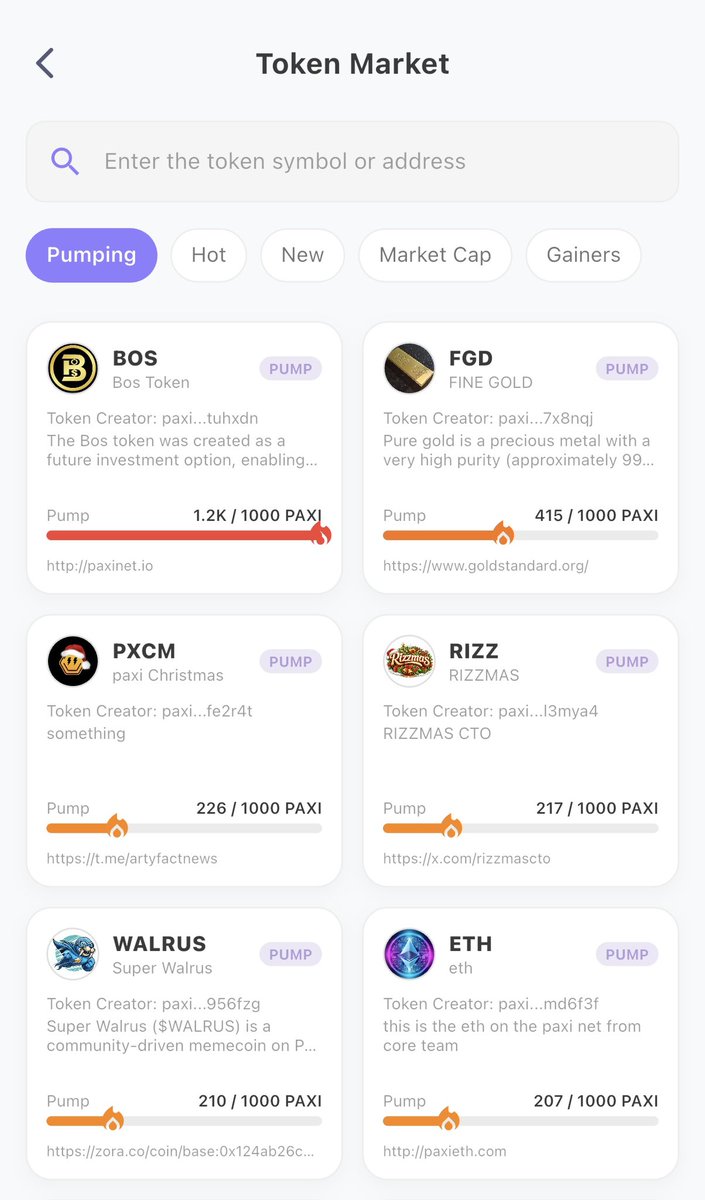 paxiweb3's tweet image. Create. Pump. Trade. On Paxi.

#pump #pumpfun #FairLaunch #meme $PAXI