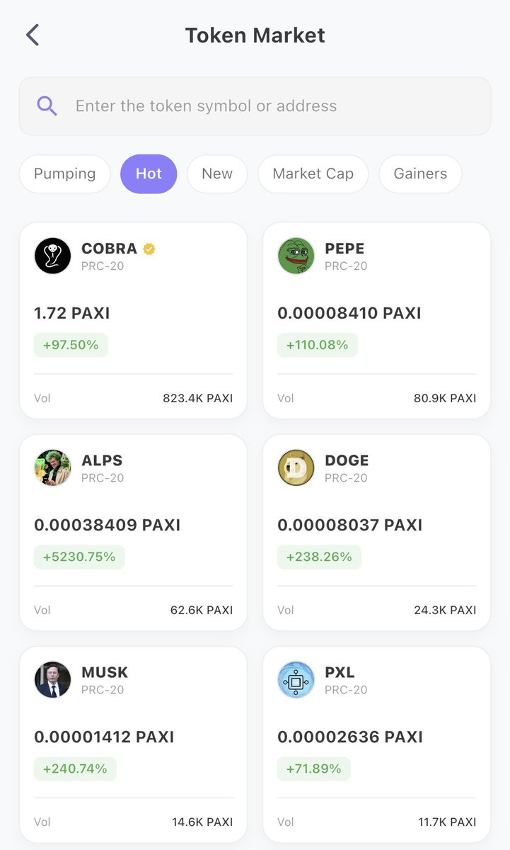 paxiweb3's tweet image. Create. Pump. Trade. On Paxi.

#pump #pumpfun #FairLaunch #meme $PAXI