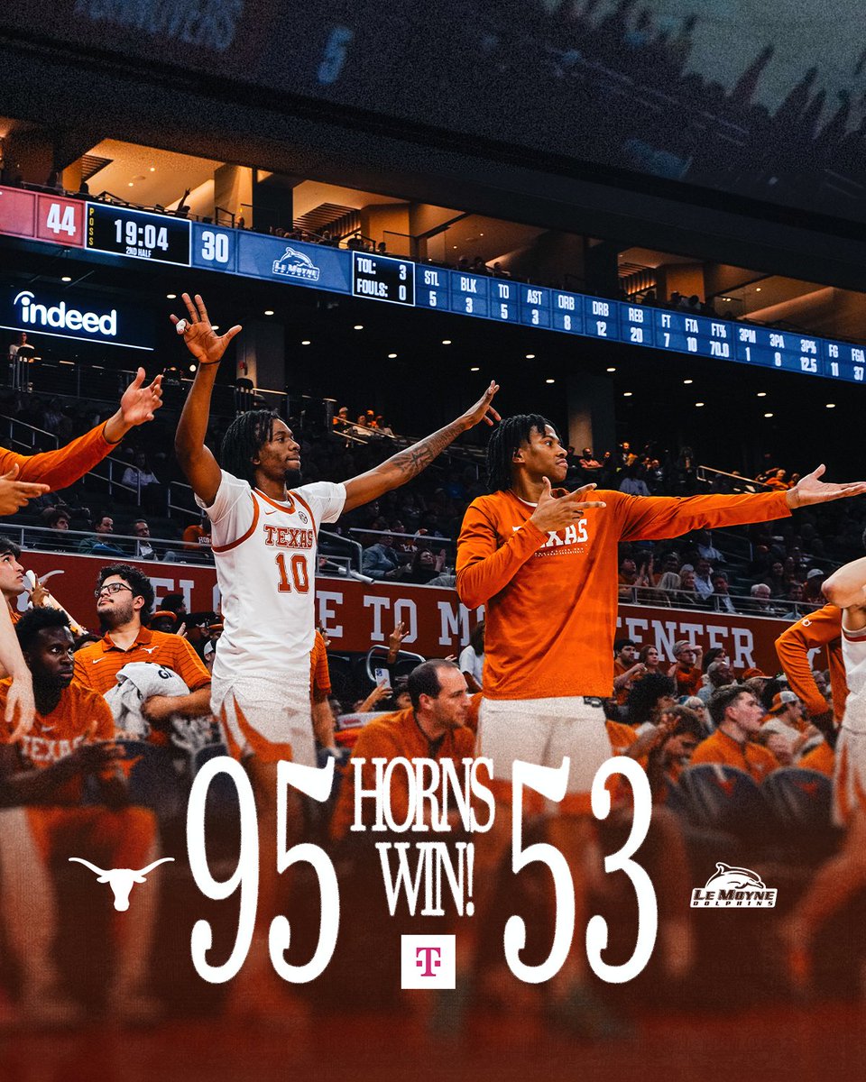 TexasMBB's tweet image. HORNS WIN 🤘

#HookEm