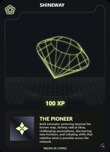 Look at the Nesa Card I got