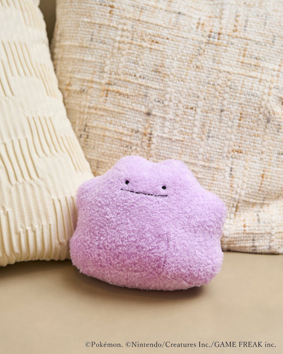 新商品 #NEW 「メタモン もこもこぷち」 へんしんポケモンの