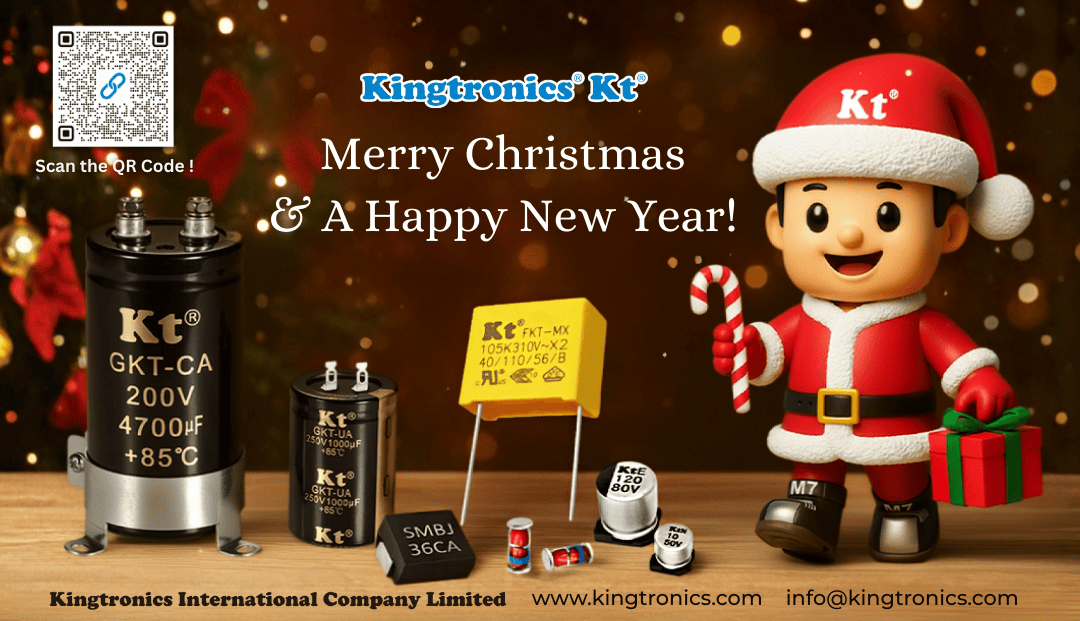 Kingtronics's tweet photo. Merry Christmas and Happy New Year from Kingtronics® Kt®.
Thank you for your trust and support—wishing you a reliable, stable, and successful 2026.
#Kingtronics #Kt #MerryChristmas #HappyNewYear #ElectronicComponents #PassiveComponents #GlobalSupply #EngineeringSupport https://t.co/8EC9h9nsX2