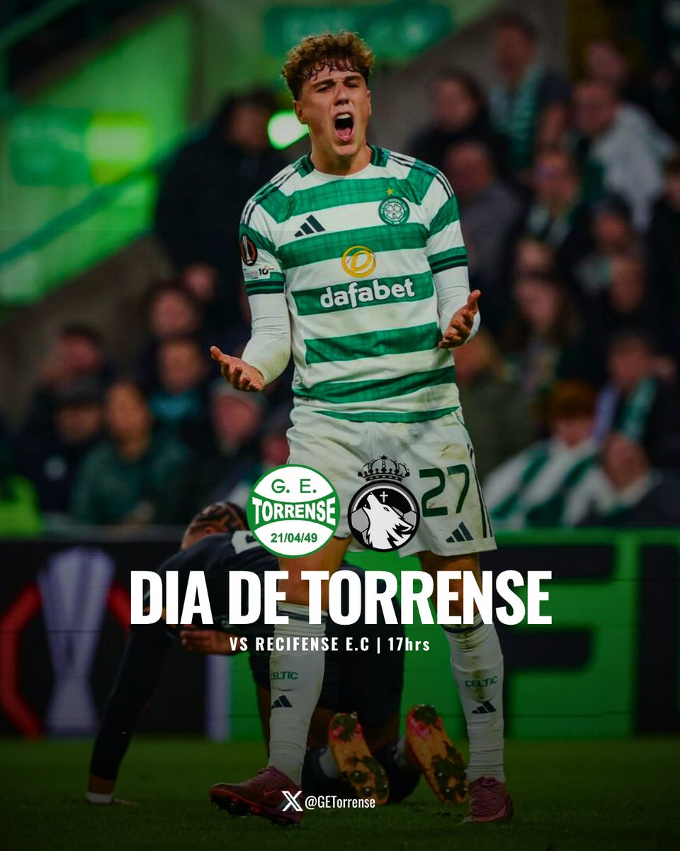 Dia de Torrense. Dia de 𝐋𝐢𝐭𝐭𝐥𝐞 𝐂𝐮𝐩. 🇳🇬🏆

Pela vitória, Verdão!

#GETorrense