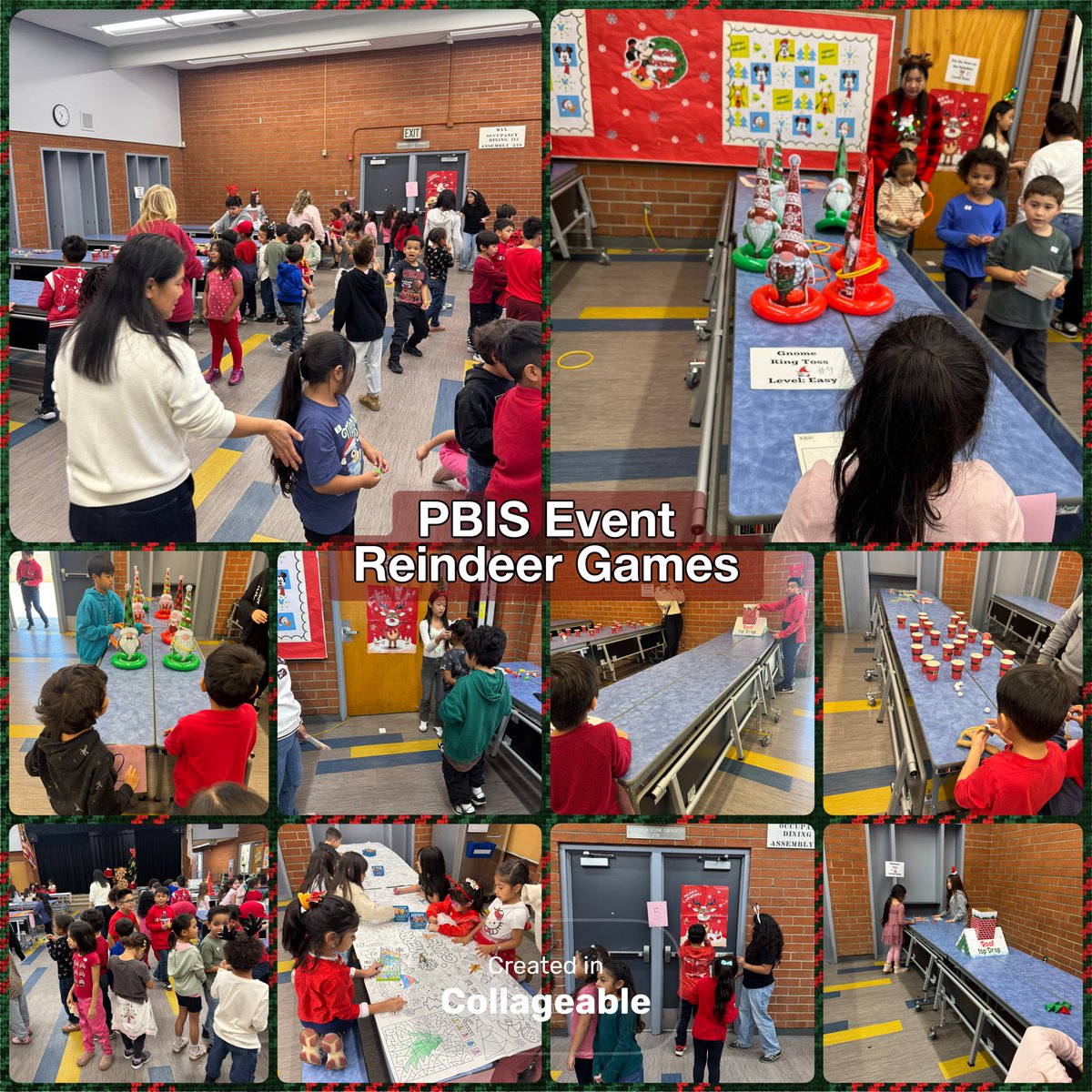 Reindeer Games Fun! @pomonaunified Our Cougars spent 20 PAWS to attend this event and got to play games such as Gnome Ring Toss, Pin the Nose on the Reindeer, Chimney Toss, and Coloring! ✨