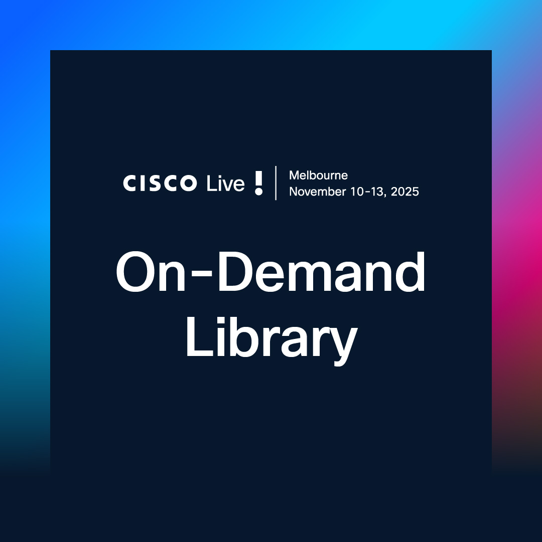 Cisco Live APJC tweet media