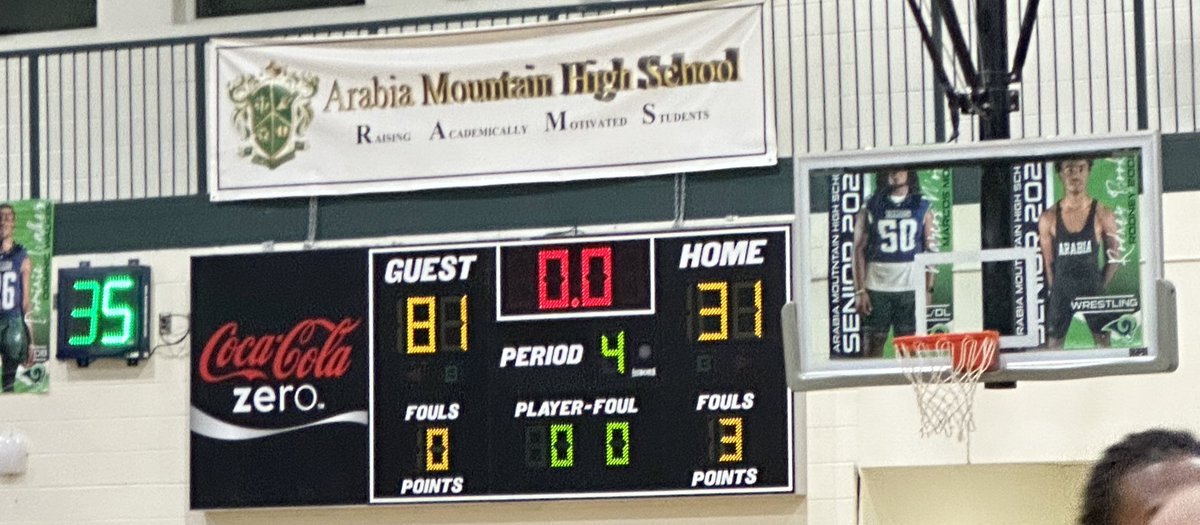 CoachGrimes1906's tweet image. FINAL 🚨🚨

Decatur 81
Arabia Mountain 31

Performers:
@TobiasBrinkley  22 pts, 10 rbs, 2 ast,1 blk, 1 stl
@EliBeard2007  14 pts, 4 rbs, 2 blk
@JasonWelbornII  12 pts, 5 rbs, 8 ast
@BryceHowson11  11 pts, 4 rbs, 8 ast

@Decatur_Hoops @KyleSandy355 @TuoyoGotti  @HillsmanHeavy