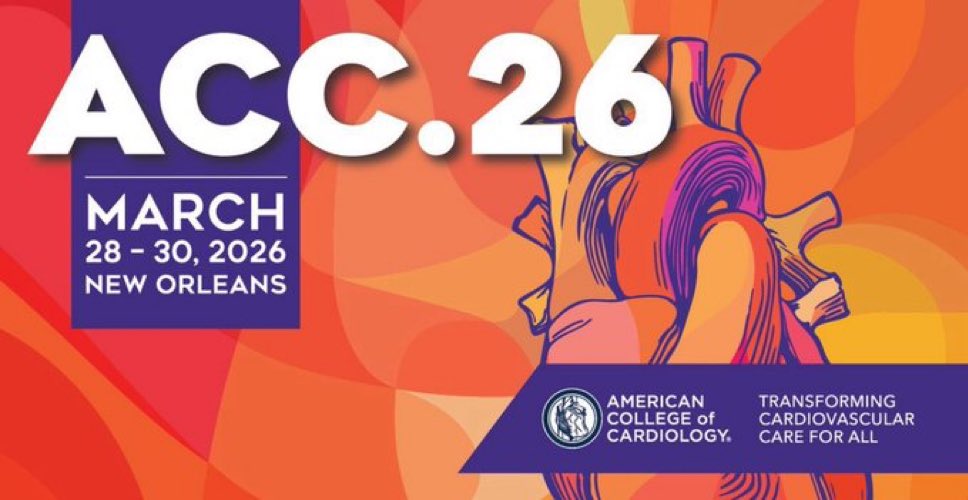 I look forward with excitement to present my poster at the upcoming ACC conference. 😁👨🏾‍🏫 #ACC26