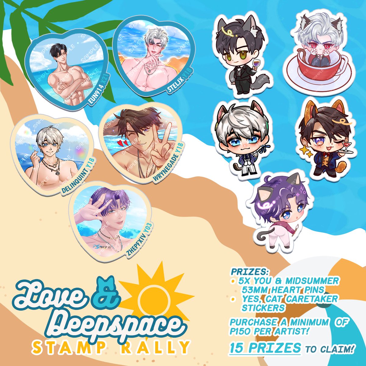 Come &amp; Join our LADS Stamp Rally at #YaoiExpo on Dec 20, Bayanihan Center Pasig! ONLY 15 PRIZES ARE AVAILABLE! Participating Artists: 
><a href="/_eun914/">EUN🦊🌼</a>
><a href="/Delinquint_/">Zen 🤍 Vgen</a>
><a href="/steljx/">stel ☪︎ ִ ֶ֢࣪⋆</a>
><a href="/zhepfxiv/">ZHEPF🧜‍♂️| COSMATSU FF03 |VGEN OPEN</a>
><a href="/wrynegade/">wrynegade | IDV CSE / CosCarni</a>
Purchase a minimum of P150 per Artist and Claim your Prize! #YX2025 #YaoiExpo2025