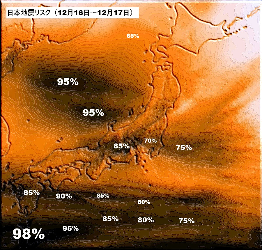 マグニチュード4.7の地震が、日本のリスク98％地域で発生しました