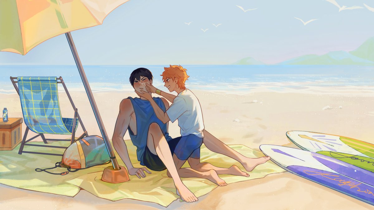shobio_truther's tweet photo. Chapter 6 Sakura at Sunset art is one of my favorite.  Sunburnt cheeks!!!! Hinata's tan! Beach day!!!!  Awesome commission from the talented @AoiairAzure 

Chapter art is also live at https://t.co/5hgDeYbE15 https://t.co/U4RcWDRTAc