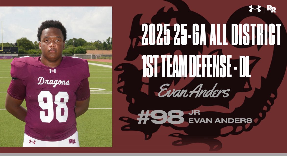 Blessed and honored to be recognized as 2025 25-6A All District 1st Team Defense-DL‼️

<a href="/RoundRockFB/">Round Rock Football</a> <a href="/briley93/">Bernard Riley</a> <a href="/cmoorefrog/">Cody Moore</a>  <a href="/9ine0Elite/">NINE 0 ELITE TRAINING ACADEMY</a>