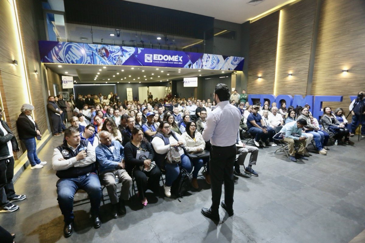 En el EdoMéx seguimos fortaleciendo al PAN desde sus bases.
Este día realizamos la capacitación a los Comités Municipales del Valle de México, un espacio para enfrentar juntos los retos que vienen.
La fuerza del PAN está en su gente y en la convicción de nuestros valores.