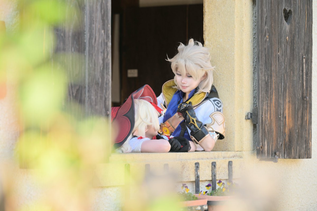 ⚠︎Cosplay コスプレ
【原神 / Genshin】

アルベド　<a href="/kuragepyon181/">くらげ</a> 
クレー　<a href="/muakccos/">あお</a> 

📸 <a href="/N_NIKKORI/">NIKKORI</a> 様

#リトコス