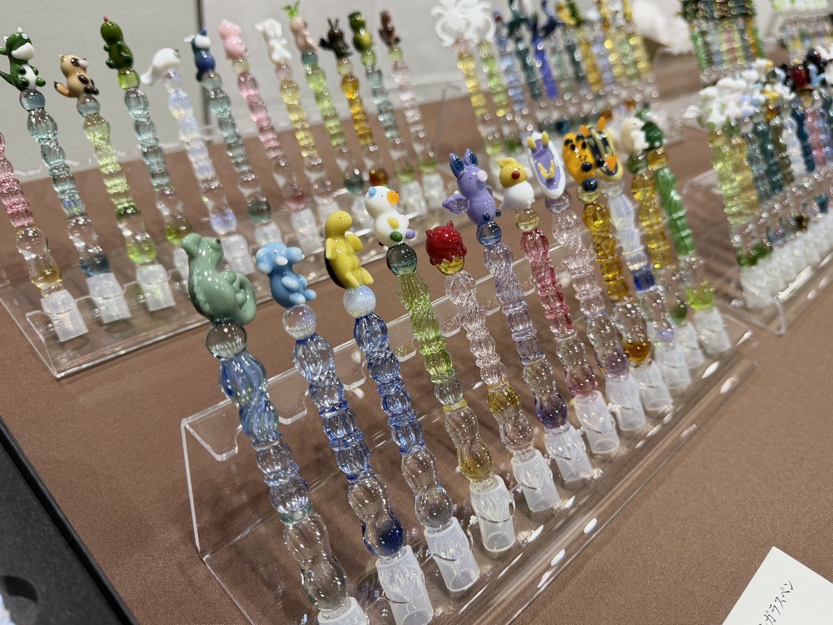 文具女子博プレミアムタイム設営終わりました！！✨
開場まであと少しです😌