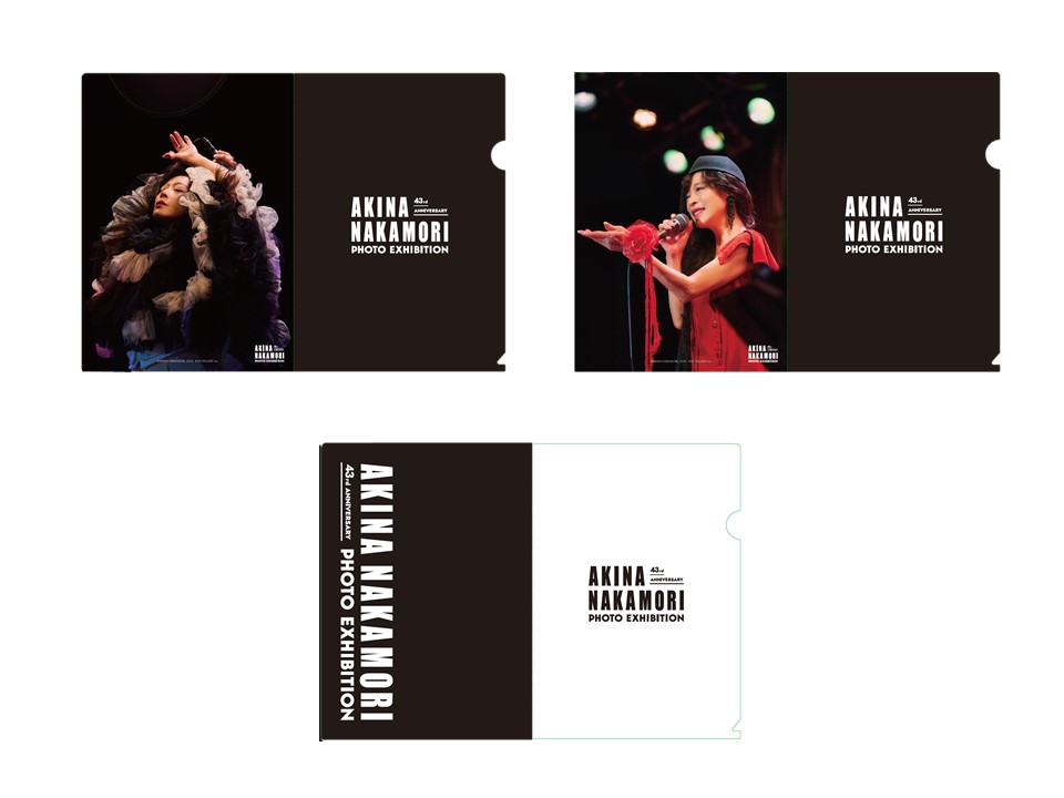 大阪会場追加アイテム】A4クリアファイル3枚セット 中森明菜さんの