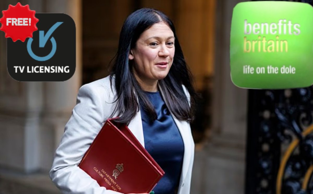 🚨🇬🇧 LABOUR ARE PLANNING TO MAKE MIDDLE CLASS FAMILIES PAY MORE FOR A TV LICENCE SO PEOPLE ON BENEFITS DON'T HAVE TO PAY FOR ONE!!!

The radical proposals were unveiled by Culture Secretary Lisa Nandy as she set out her vision for the funding of the BBC from 2028 as it enters its