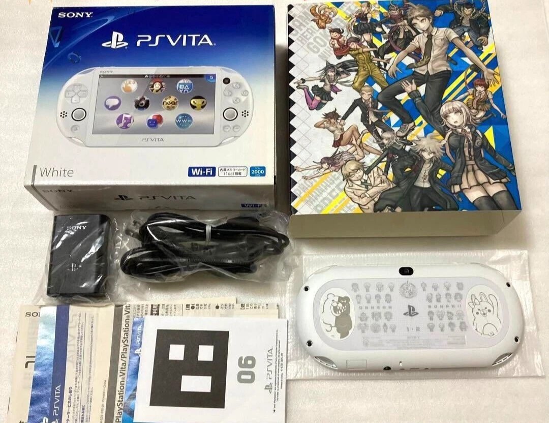 PlayStalgiaX's tweet image. The Limited Edition Danganronpa White PS Vita