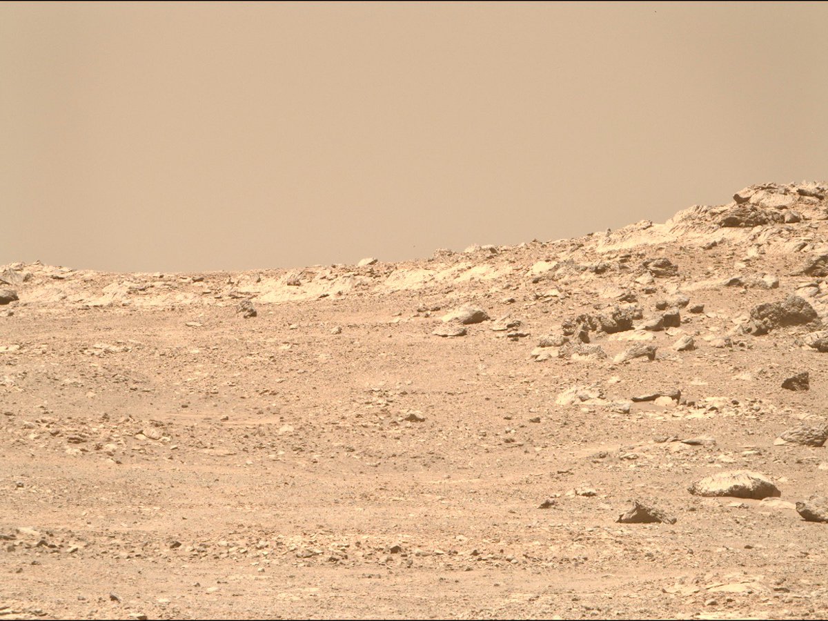 This picture was taken on Mars.