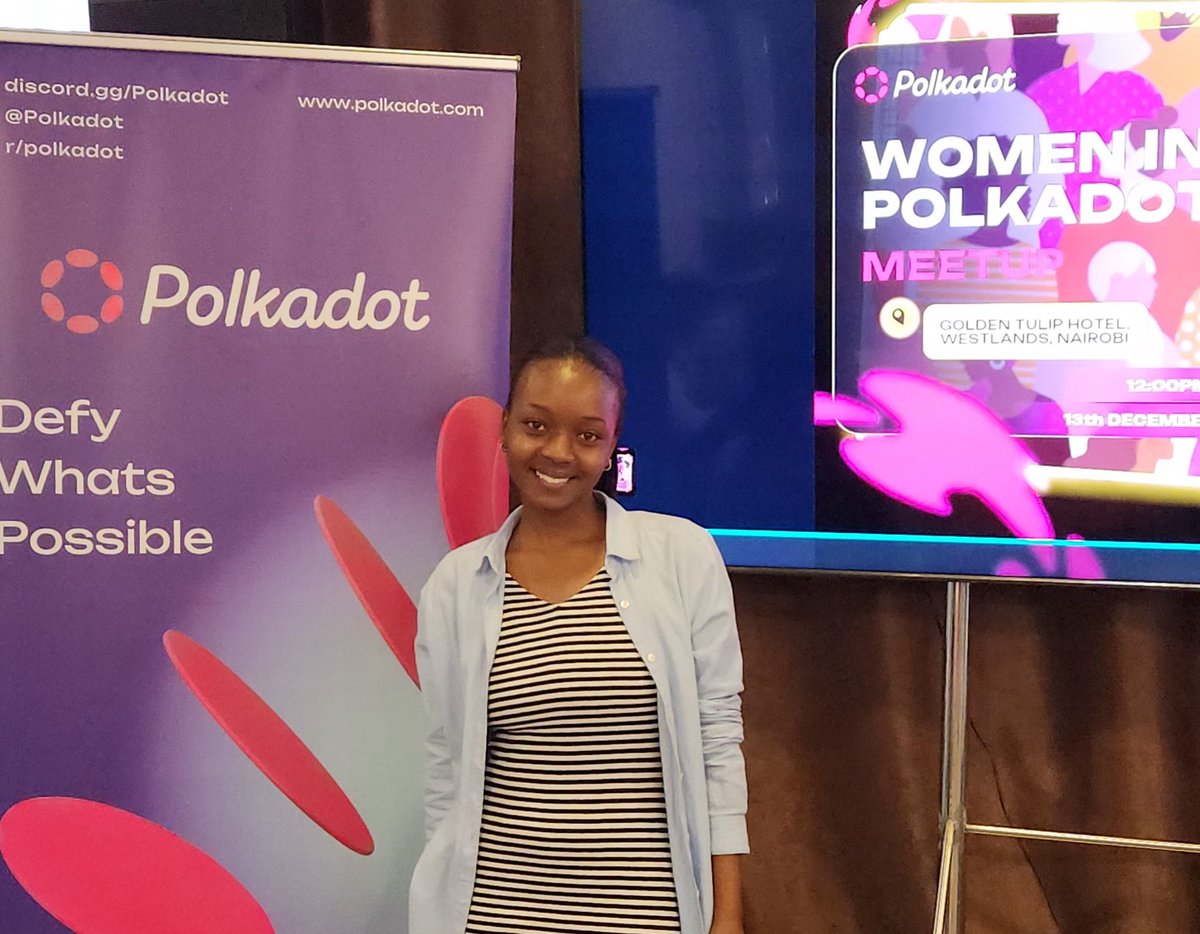 Mayy74915434's tweet image. Spent the weekend with amazing Women in @Polkadot reflecting on how the ecosystem is evolving and hearing firsthand experiences from women actively building @kashortgirl @Lynette_mwangi @HookyNchula . Thanks to @Wanjiku11374431 &amp;amp; @robinsoncodes for hosting us

#polkadot