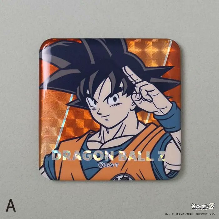 キラキラのホログラム加工の缶バッジ！】 孫悟空、ベジータ、フリーザ