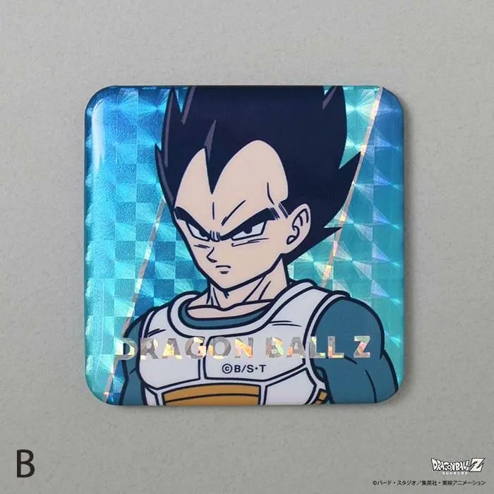 キラキラのホログラム加工の缶バッジ！】 孫悟空、ベジータ、フリーザ