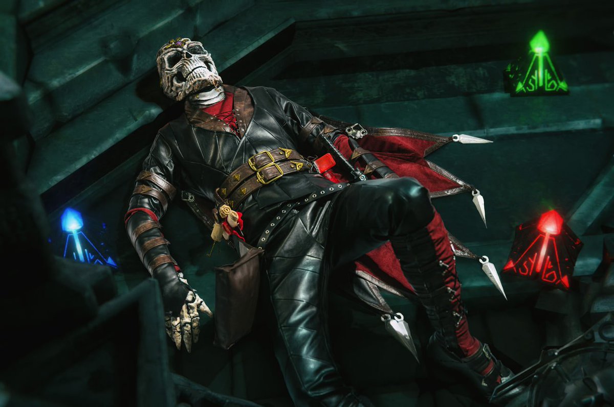 darksideofnyarl's tweet photo. He plays Dead 💀.
(Actually he is waiting for a new Divinity game!).

ph: @littlehulky
#cosplay | #divinityoriginalsin2 | #dos2 | #Fane | #Divinity https://t.co/QvygrXNTdh