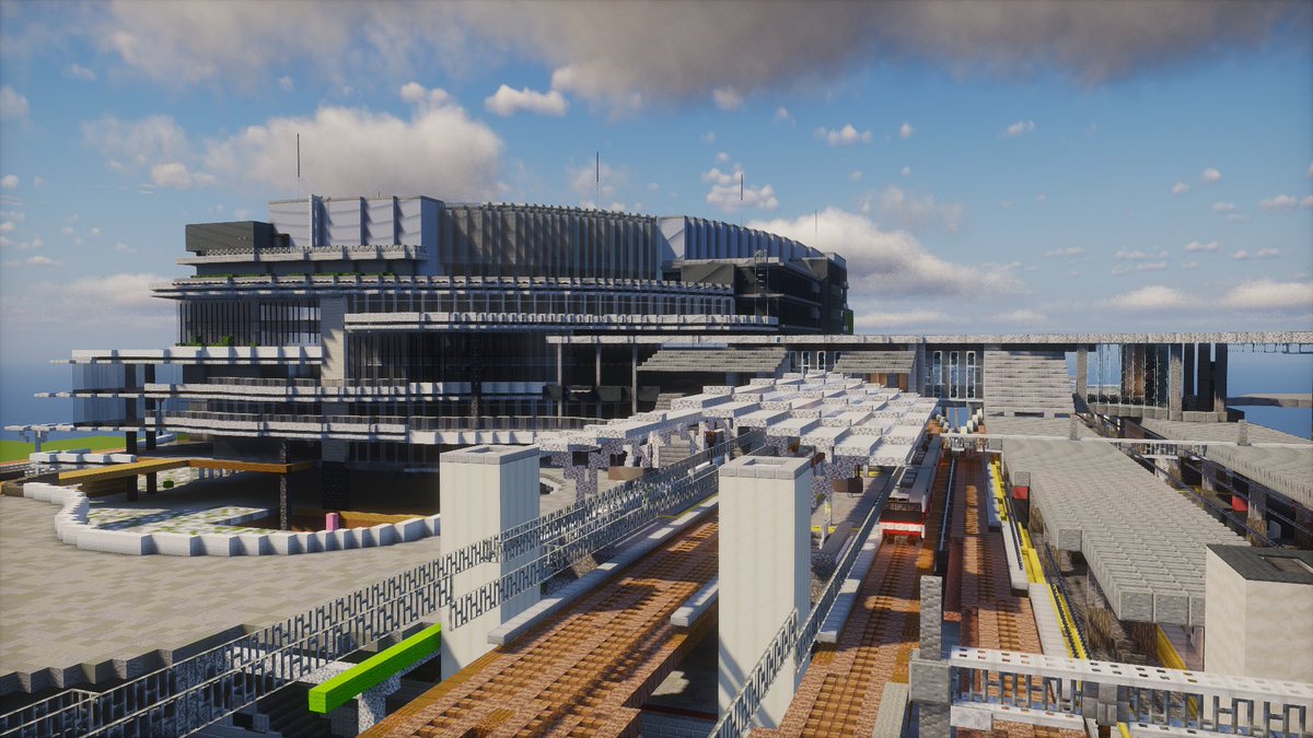 今日で菰荒市誕生から2年が経ちました🎉
現在の菰荒市駅周辺の様子です🐨
#Minecraft #菰荒市