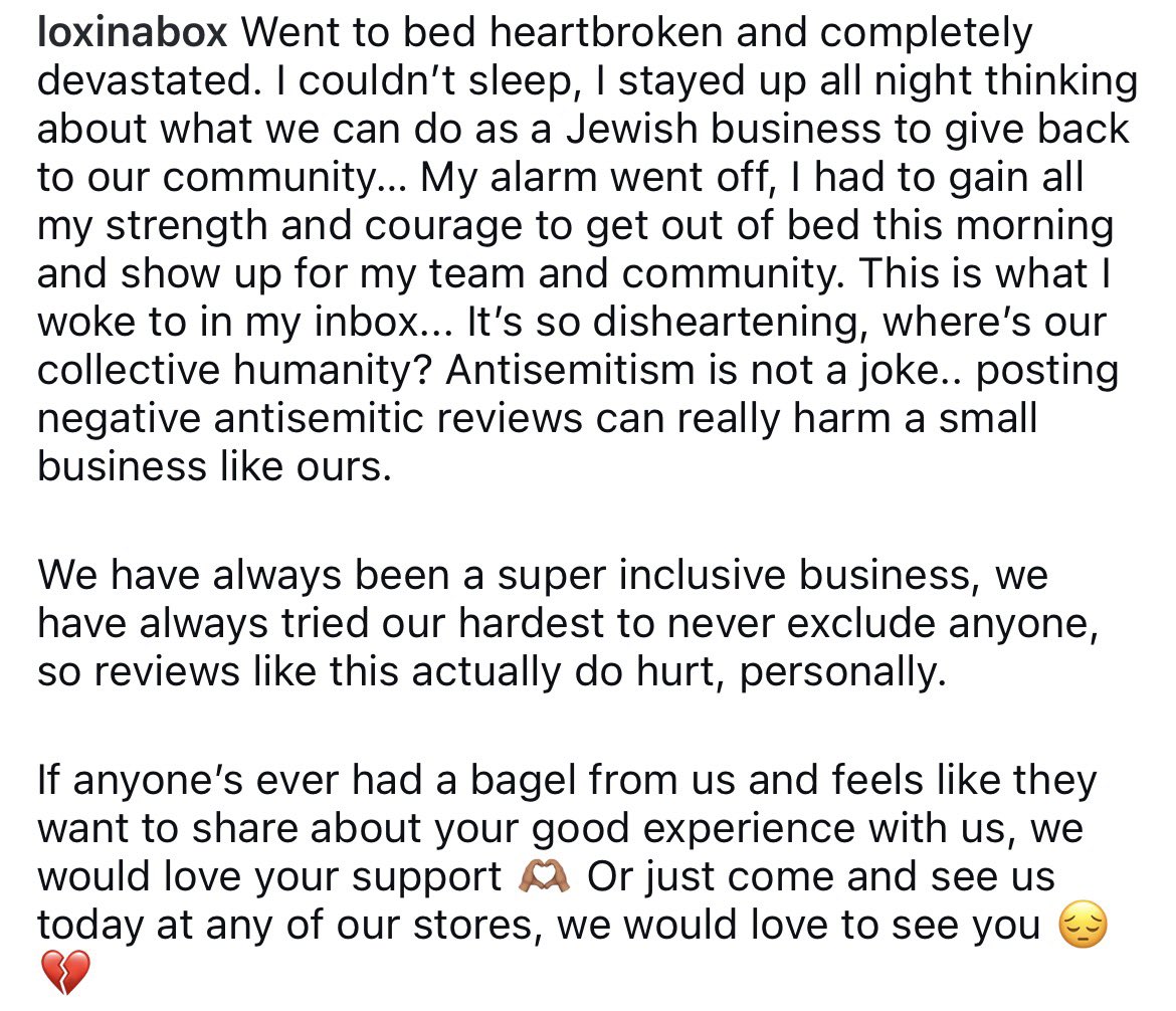 A Jewish business in Bondi. I am speechless.