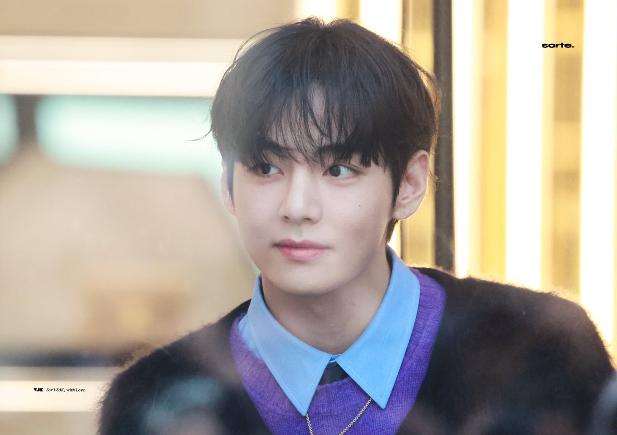 SORTE613's tweet image. 태형이🥹💜
251217 태형 CELINE HQ

#V #뷔 #TAEHYUNG #태형 #テテ
#TAEHYUNGxCELINE #VxCELINE