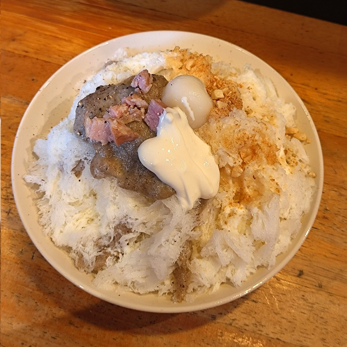 昨日の🍰🍧🥣🍧