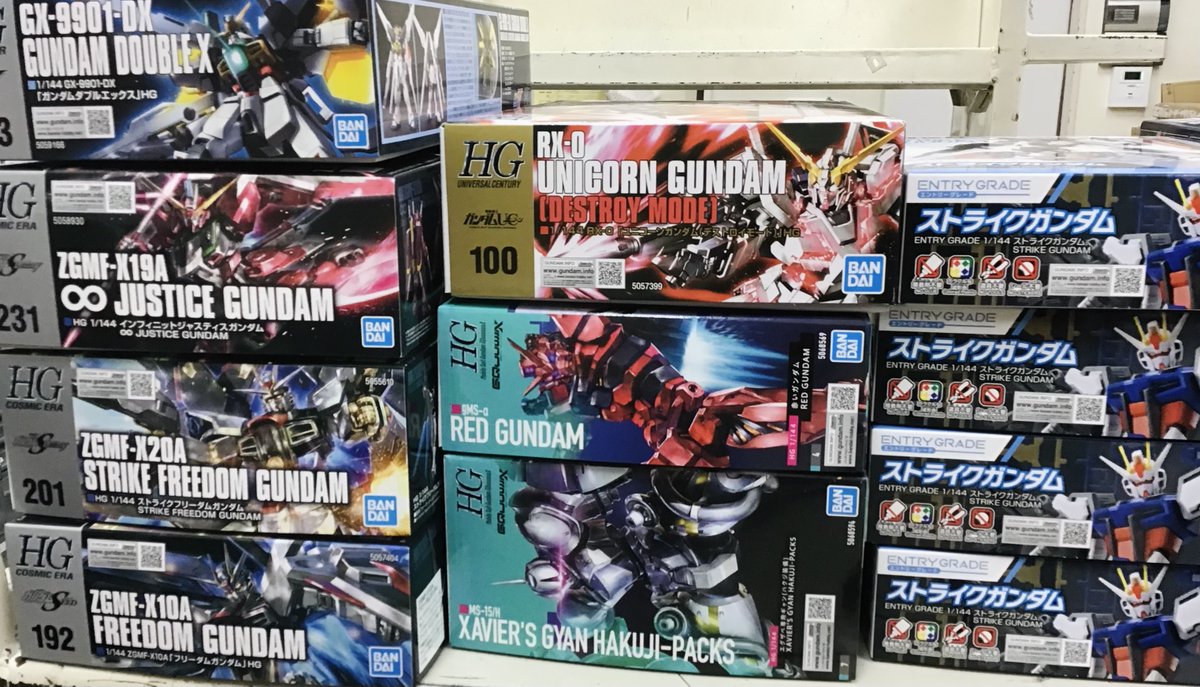 本日プラモデルの再入荷がありました‼️ エントリーグレードストライク