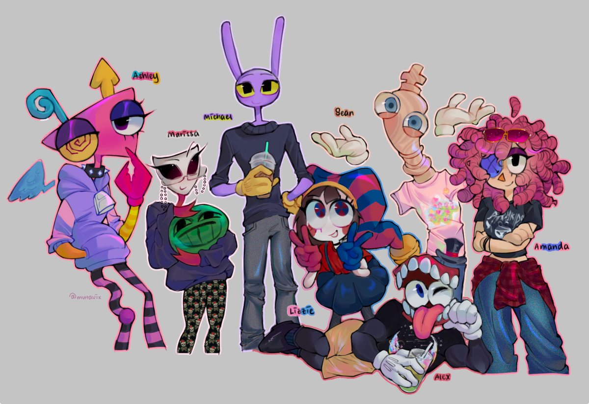 No better copium than “they were actors all along” 

Was getting a lil emotional while drawing this, b/c wdym there are only 2 episodes left in TADC💔💔💔

#tadc #TheAmazingDigitalCircus #zooble #gangle #jax #pomni #caine #kinger #ragatha