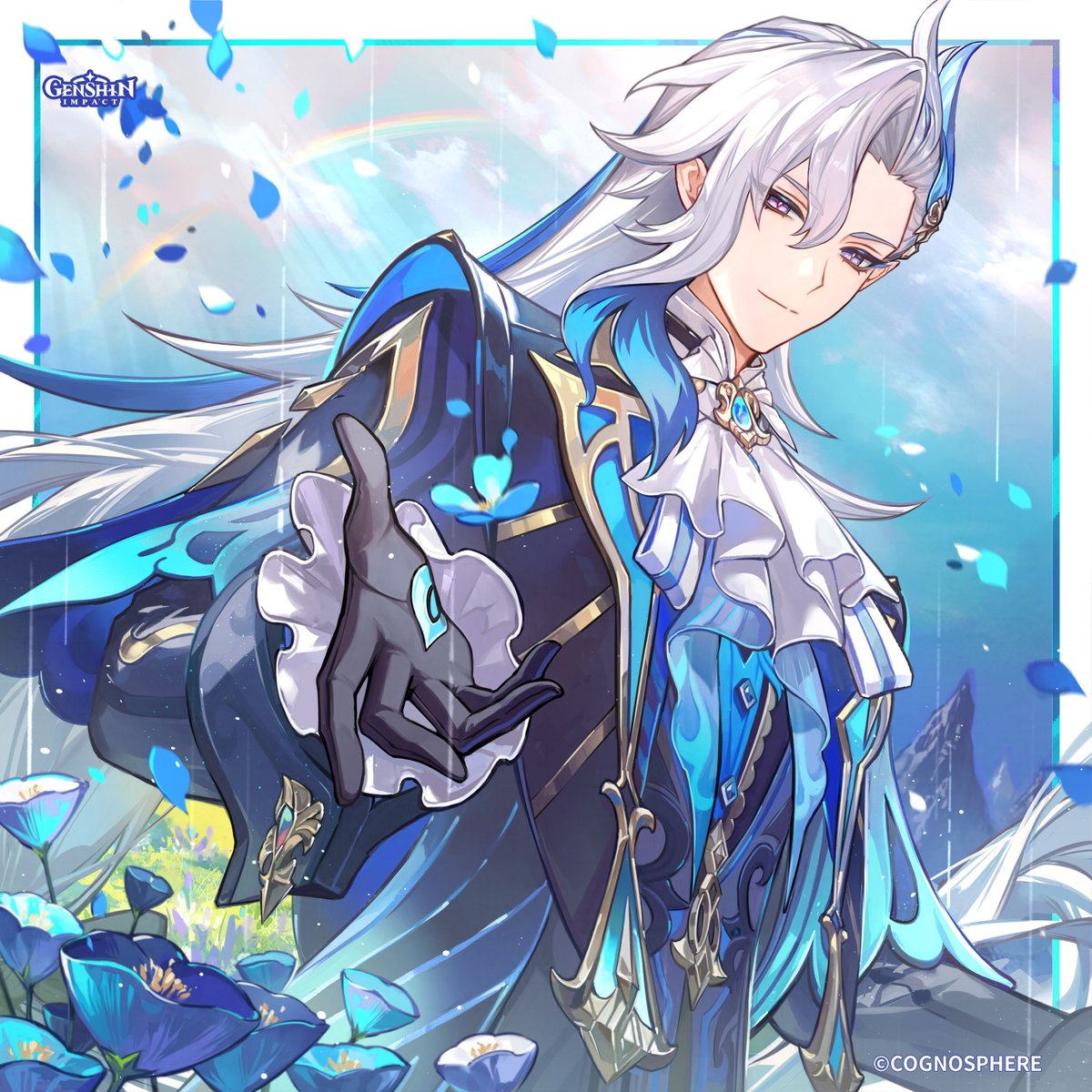 สุขสันต์วันเกิด Neuvillette!
#GenshinImpact #HBD #Neuvillette 

ไม่ต้องห่วงหรอกนะ ไกลออกไปตรงโน้นฟ้าเริ่มเปิดแล้ว ไม่กระทบแผนที่เราจะออกไปข้างนอกกันหรอก
เป็นห่วงฉันเหรอ? ขอบคุณนะ แต่จริง ๆ แล้ววันนี้ฉันอารมณ์ดีทีเดียวล่ะ
อืม จะอธิบายให้คุณฟังยังไงดี... คือจริง ๆ แล้ว