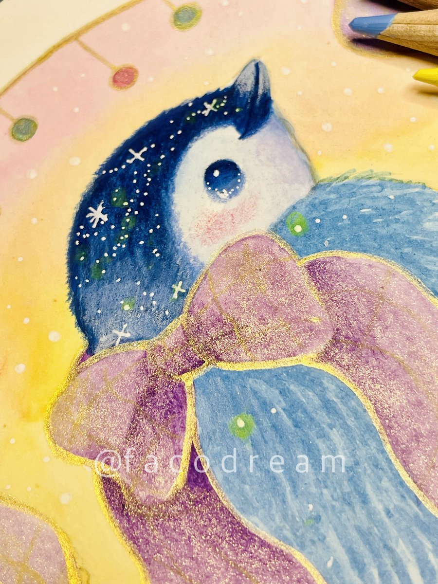 귀여운 리본을 맨 펭귀니
🎀

#오늘의펭귄