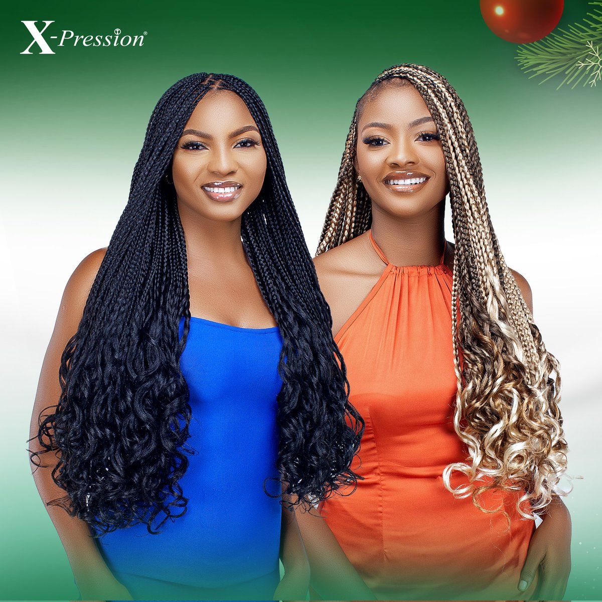 xp4you's tweet photo. Still undecided about your Christmas hair? Well, here's a little "inspo" for you. Go dark full throttle, or be creative with colours.
Which one would you be trying?
#xp4you
#xpression
#xpressionhair
#christmashair
#fypviral https://t.co/dWxKZ9zMns