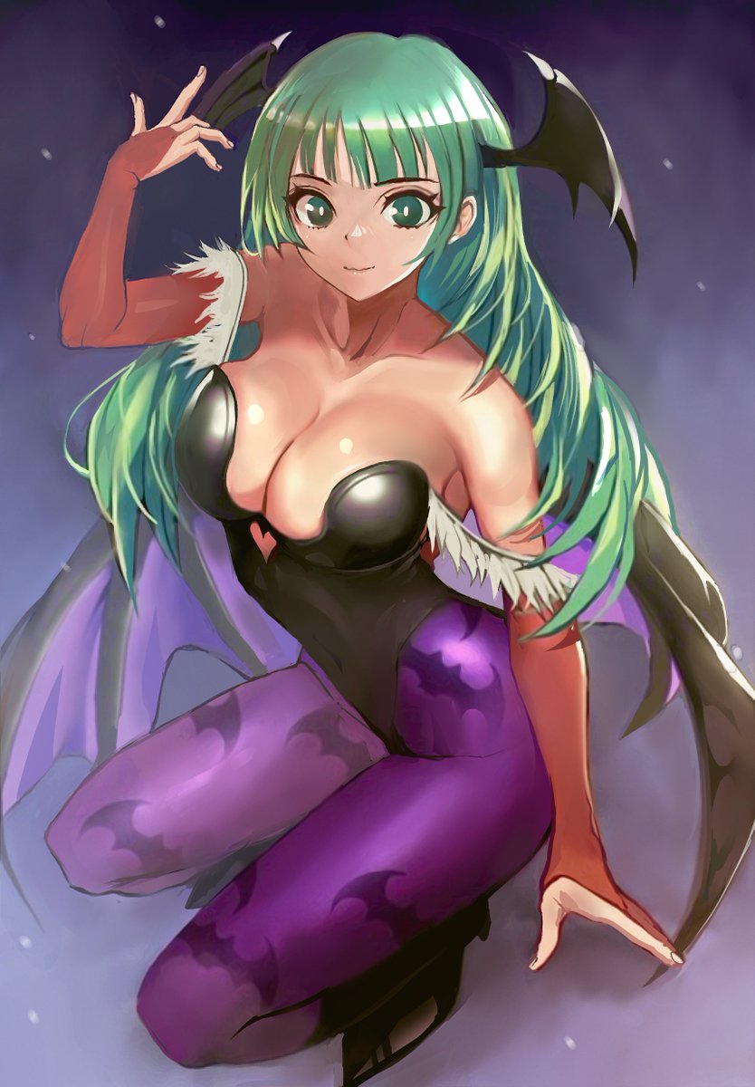 #格ゲーキャラ描こうぜ 
モリガン 