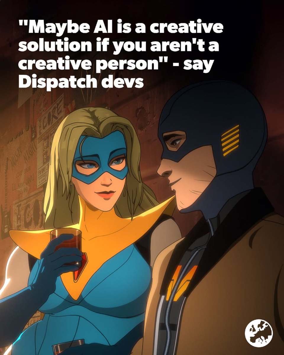 Brizksie's tweet image. Dispatch could never #fuckai #colonization33