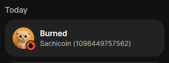 Burning 1.1M $SACHI (~$5.2k) off <a href="/Pumpfun/">Pump.fun</a> rev + reinvesting into <a href="/dexscreener/">DEX Screener</a> ads is exactly how you build through chop.

Real buybacks. Real distribution. Real transparency.

Still bullish on $SACHI, paws up. 🐾

x.com/sachi_coin/sta…