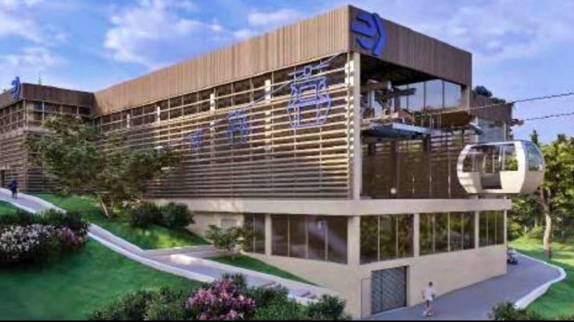 MadridDecadente's tweet image. 📌 Teleférico de Madrid 

Guardad el render de la nueva “base” del teleférico proyectada en elegante madera laminada y rodeada de un jardín japonés para cuando lo modifique un poquito el @MADRID y lo conviertan en un nuevo Lidl…

Eso si, que no falte un nuevo bar a cada lado 😏