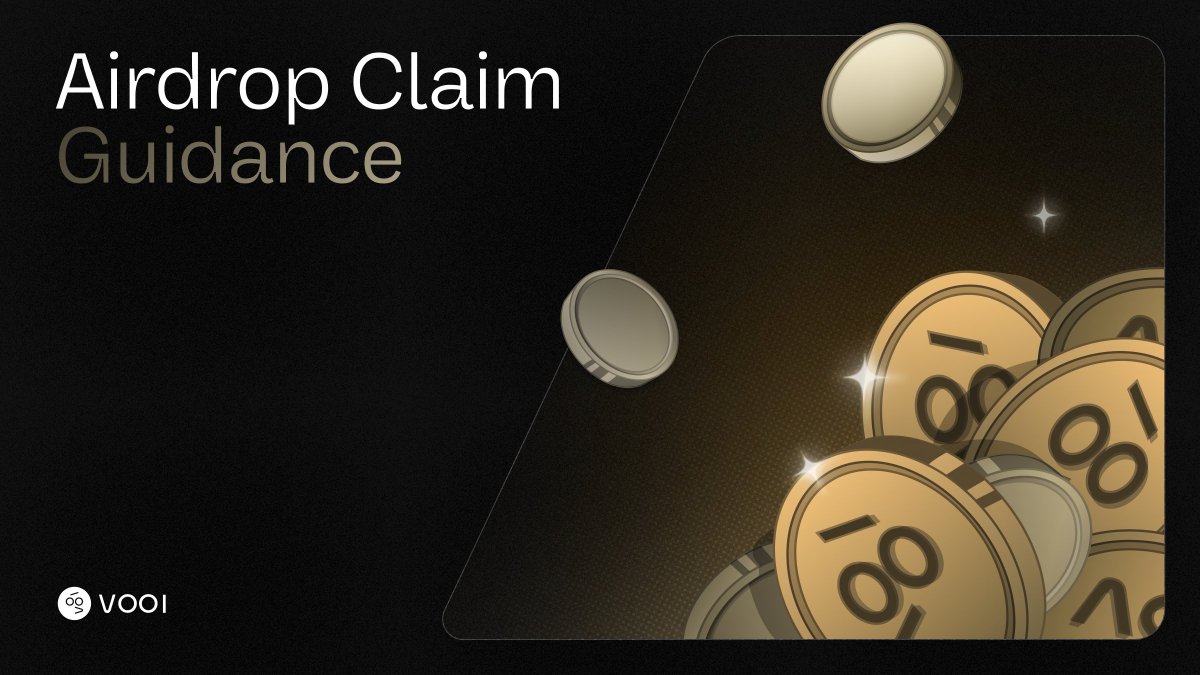 vooi_io's tweet image. The $VOOI Airdrop Claim for eligible users starts tomorrow, Dec 18th, at 12:00 UTC-0

To ensure a smooth claim and prepare in advance, make sure you check out the Claim Guidance below 👇