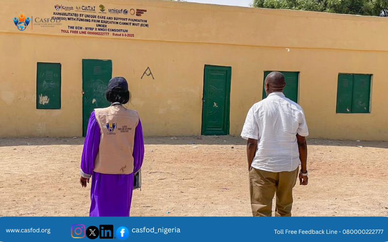 casfod_nigeria's tweet photo. As part of ongoing efforts to ensure effective implementation of the Education Cannot Wait (ECW) Project, a joint supervision visit was conducted across project locations in Mubi North LGA.
The visit brought together key stakeholders, including Raphael Ayedipe, UNICEF (1/4) https://t.co/NhPPhwLypI