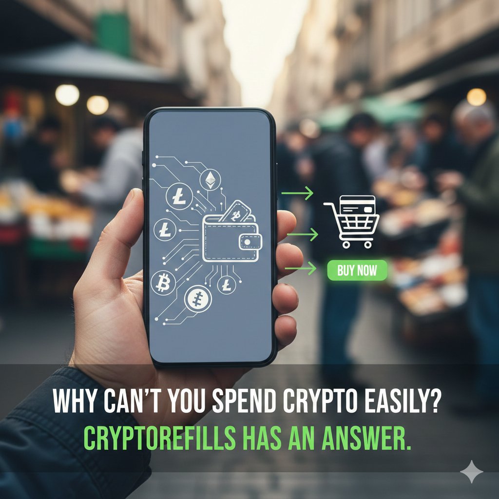 OxNernerh's tweet image. Crypto is powerful, but most people still can’t use it for daily needs.  
You can’t exactly buy groceries with ETH.

That’s the problem @Cryptorefills  solves.

#Cryptorefills #Web3 #CryptoUtility