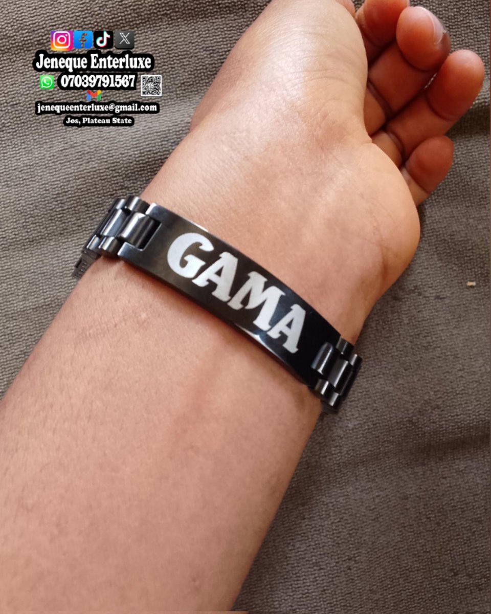 enterluxe's tweet image. Whatsapp/Call: 07039791567
Location: Jos, Plateau State 

Get your Customized bracelets from Jeneque Enterluxe 
🏷️15,000 boxed

#xviral #customizedbraceletsinjos #BLOWTHISUP